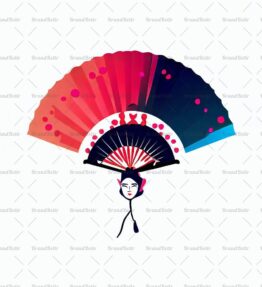 Abstrakter Geisha